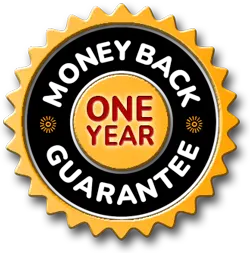One Year Money Back Guarantee